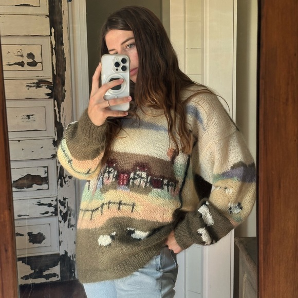 Vintage Mohair Sheep Sweater - Picture 3 of 6